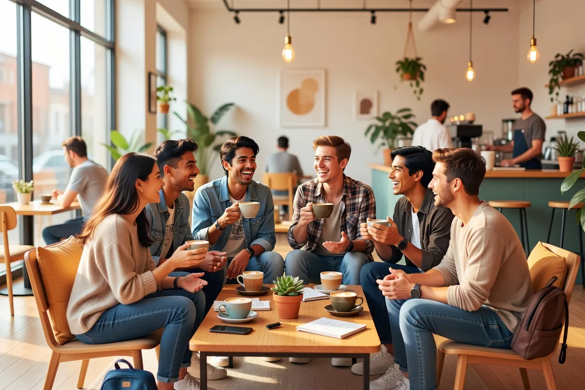 Jeune adulte comparant plusieurs applications de rencontre sur son smartphone
