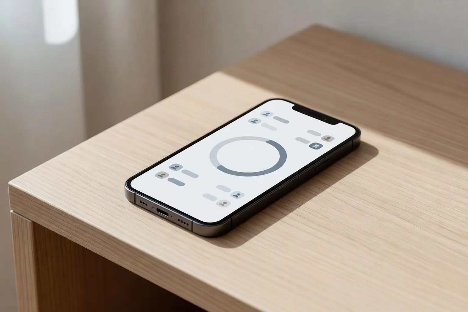 Écran de téléphone avec minuterie de 15 minutes et trois conversations de rencontre actives