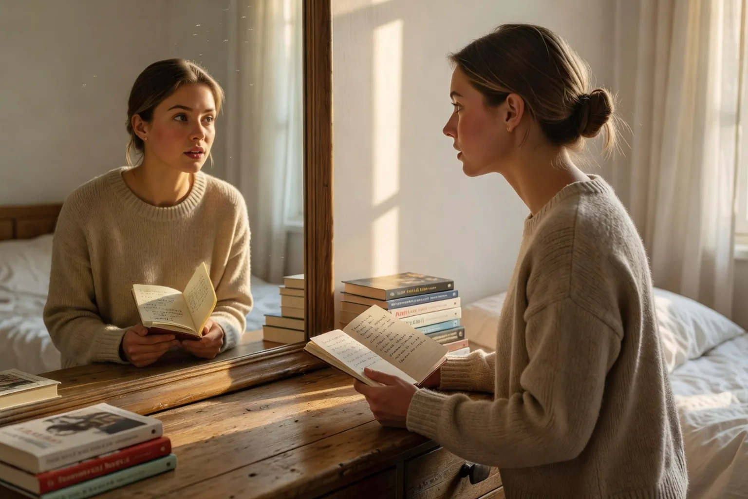 Jeune personne confiante utilisant son smartphone avec le sourire