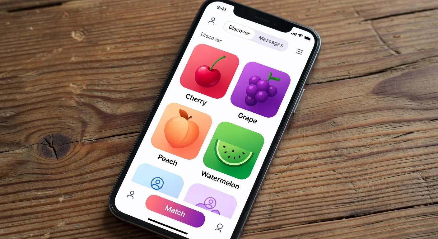 Interface Fruitz 2026 avec le système des fruits