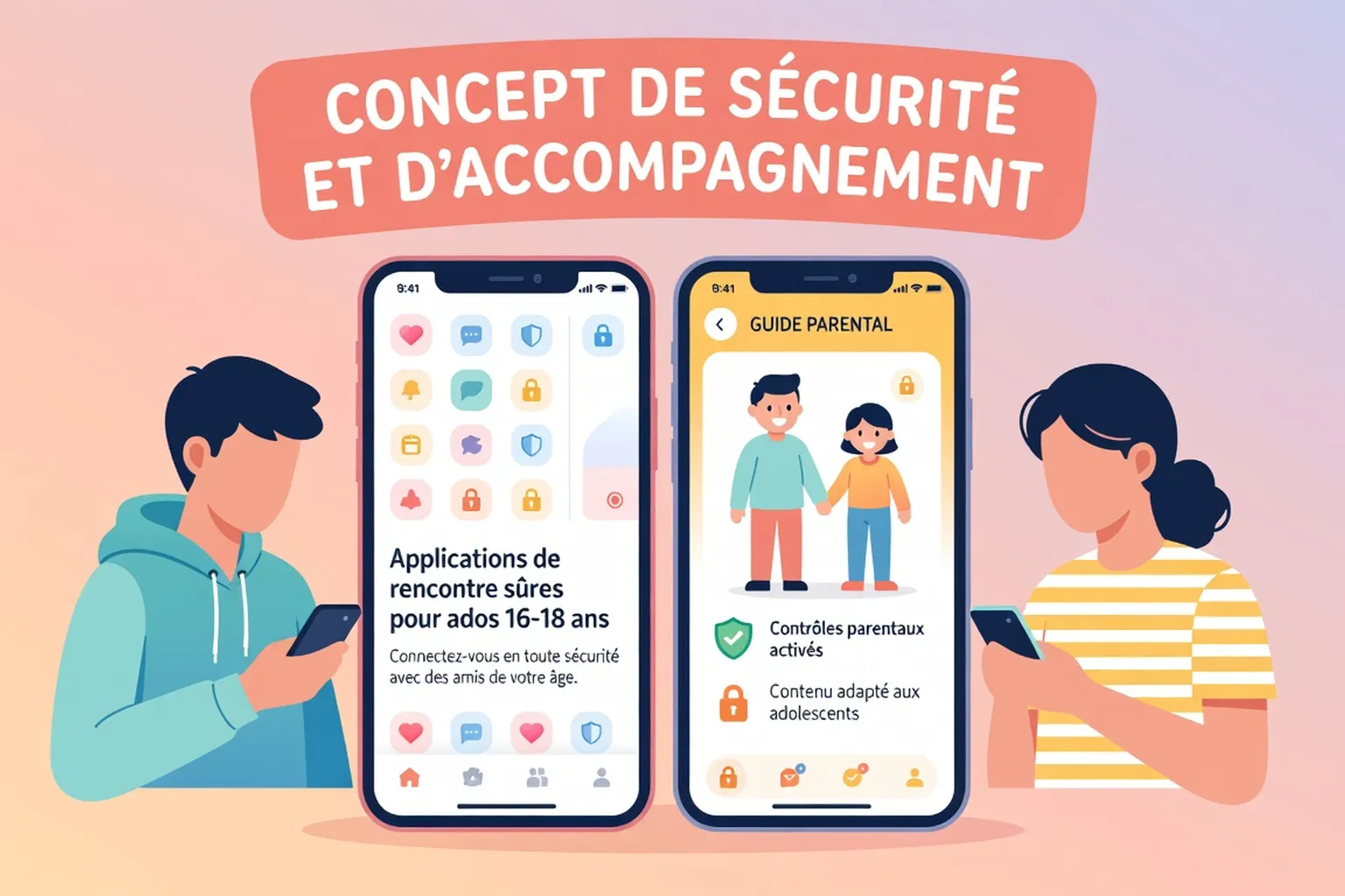 Applications de rencontre sécurisées pour les 16-18 ans : notre sélection 2026