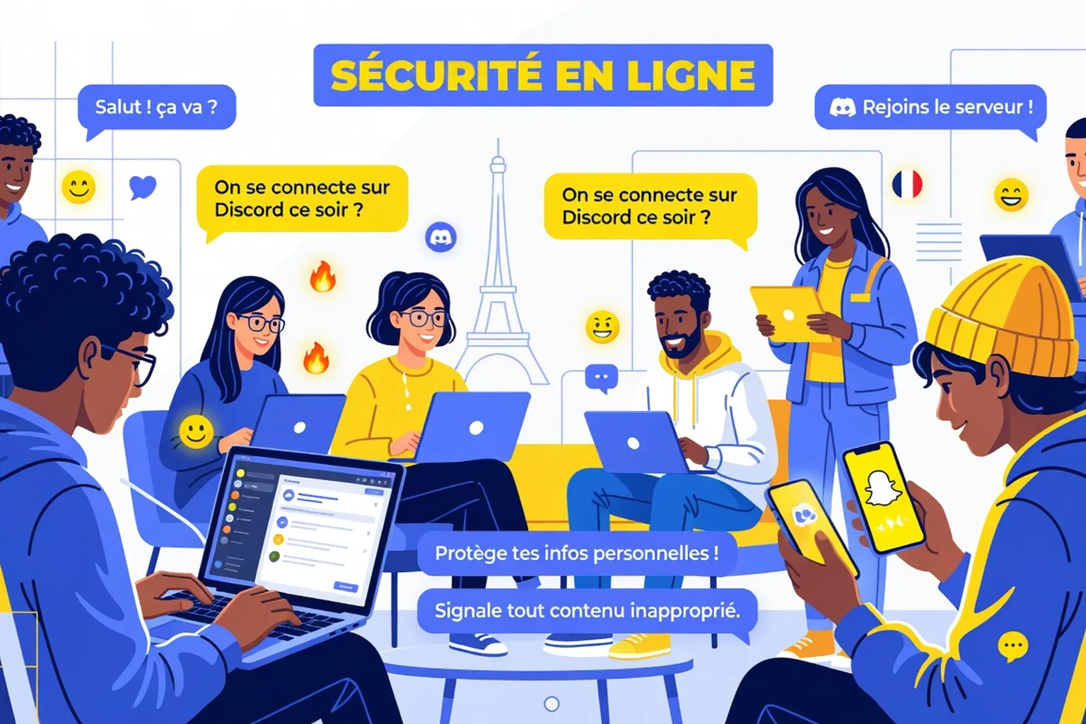 Discord et Snapchat pour rencontrer des gens : conseils et risques pour les jeunes